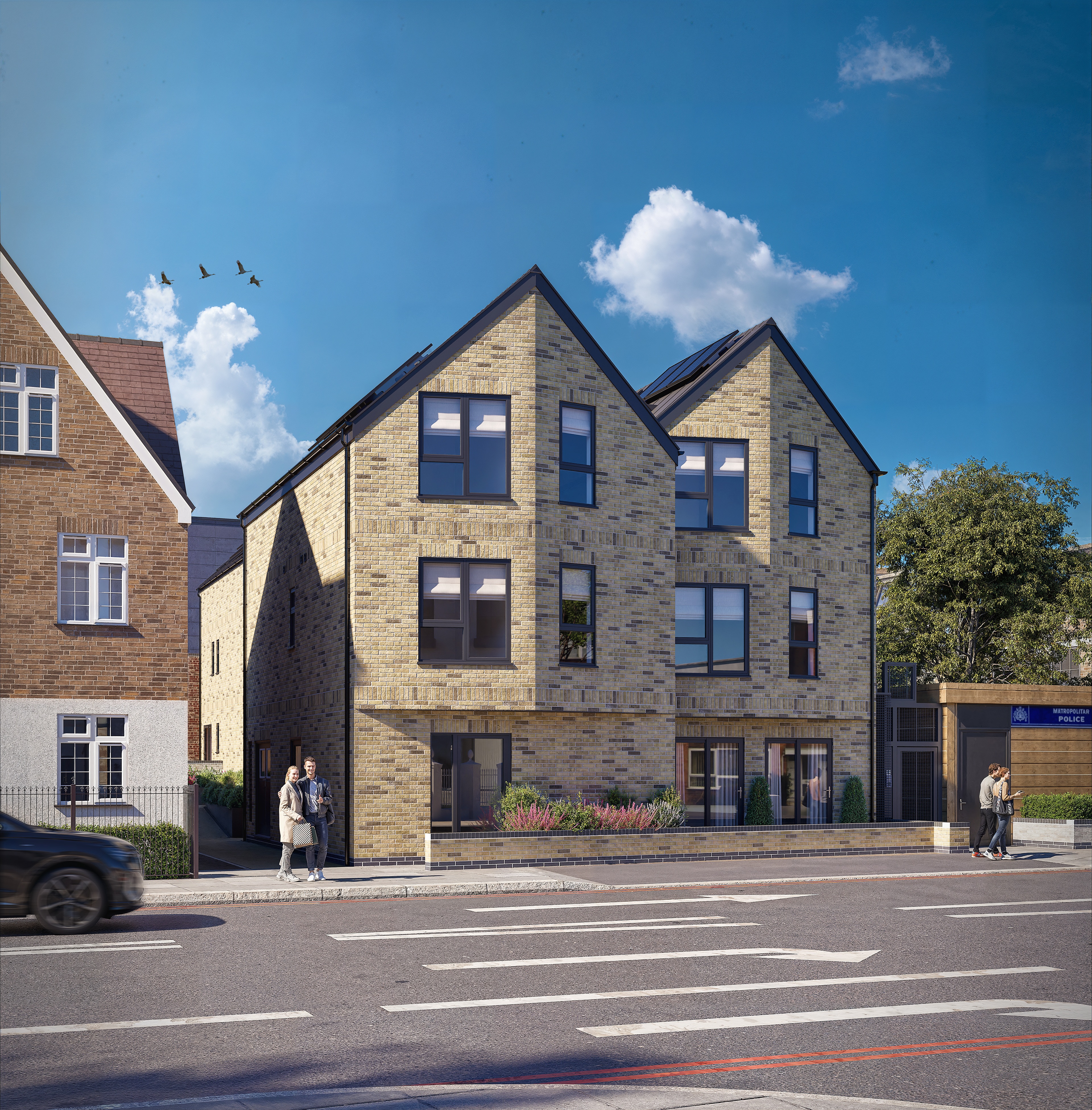 伦敦·Old York Mews 外立面