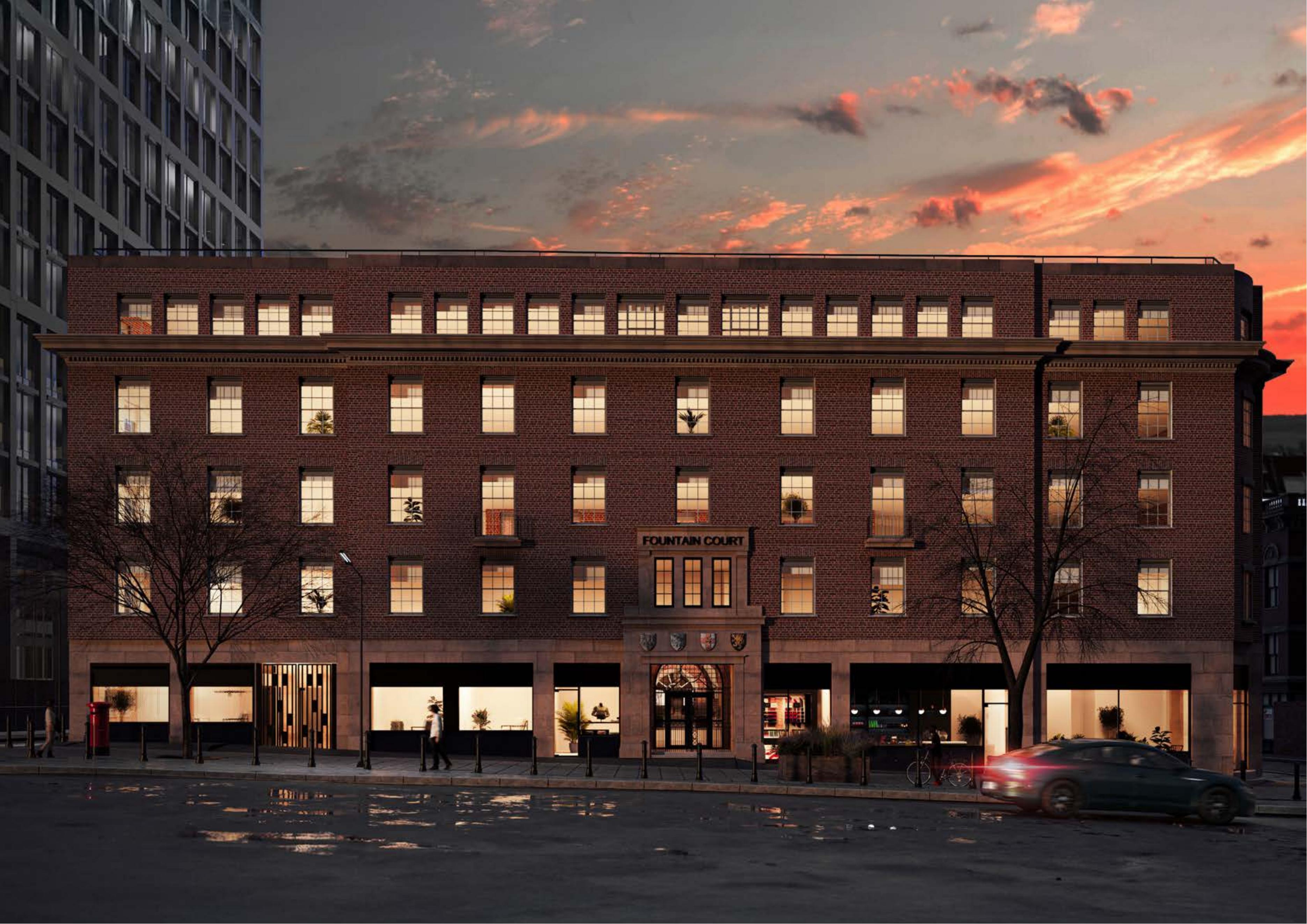 伯明翰·Fountain Court 外立面