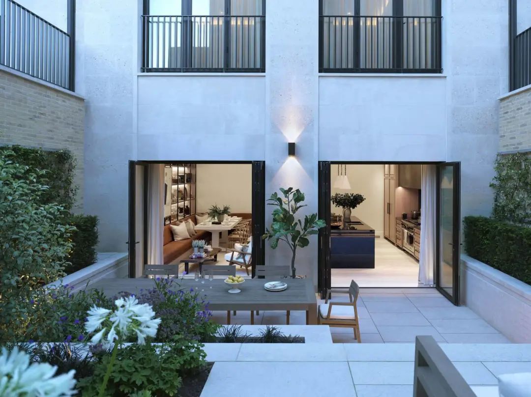 伦敦·切尔西将军官 Chelsea Barracks 外立面