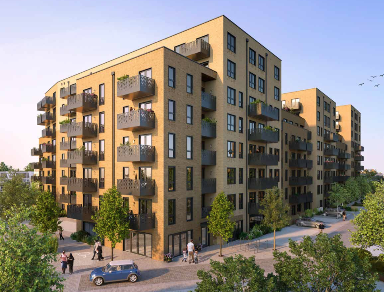 伦敦·汉威尔广场 Hanwell Square 外立面