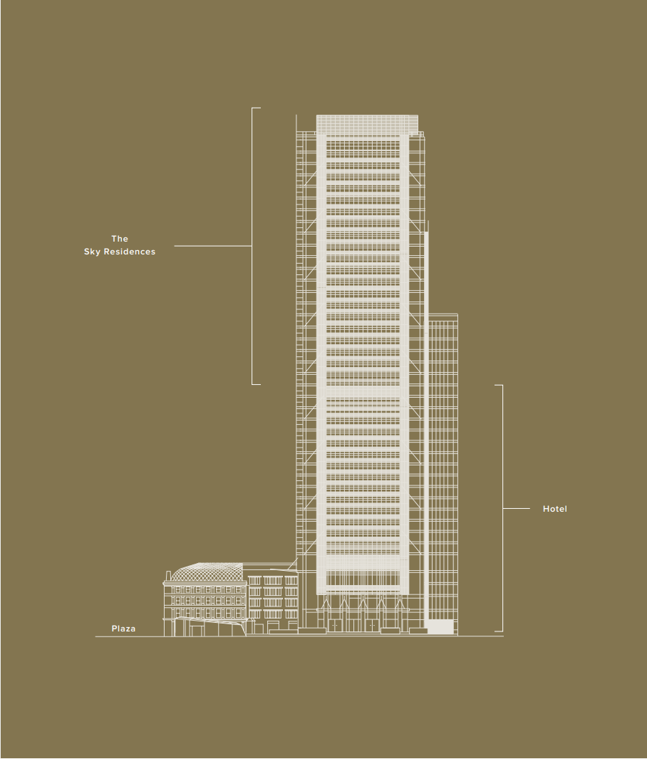 伦敦·主教门广场 One Bishopsgate Plaza 外立面