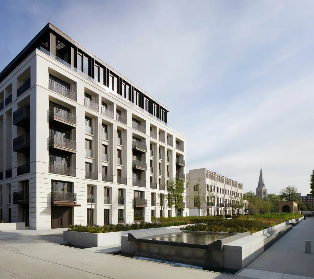 伦敦·切尔西将军官 Chelsea Barracks 外立面