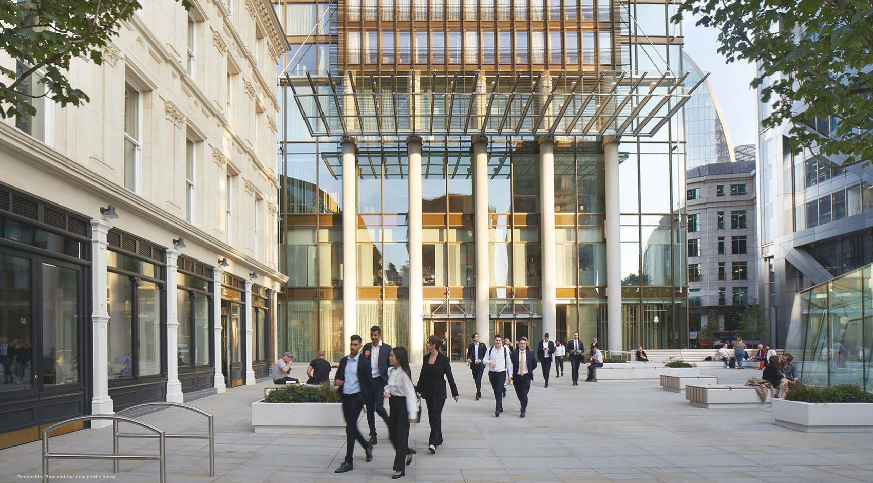 伦敦·主教门广场 One Bishopsgate Plaza 外立面