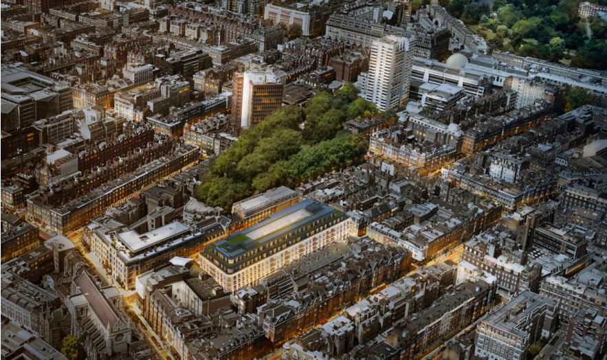 伦敦·马里波恩广场 Marylebone Square 外立面