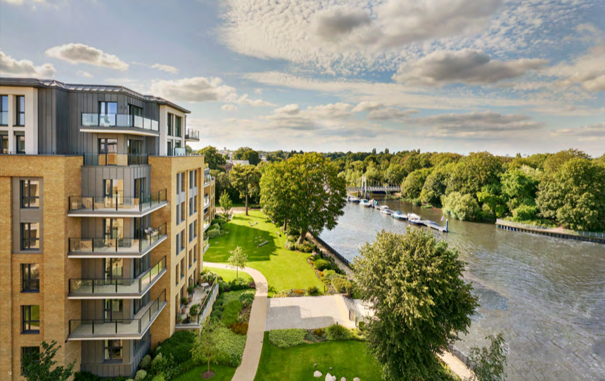 伦敦· 泰丁顿河畔 Teddington Riverside 外立面