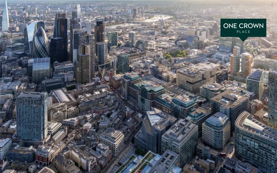 伦敦·荣冠豪庭 One Crown Place 外立面