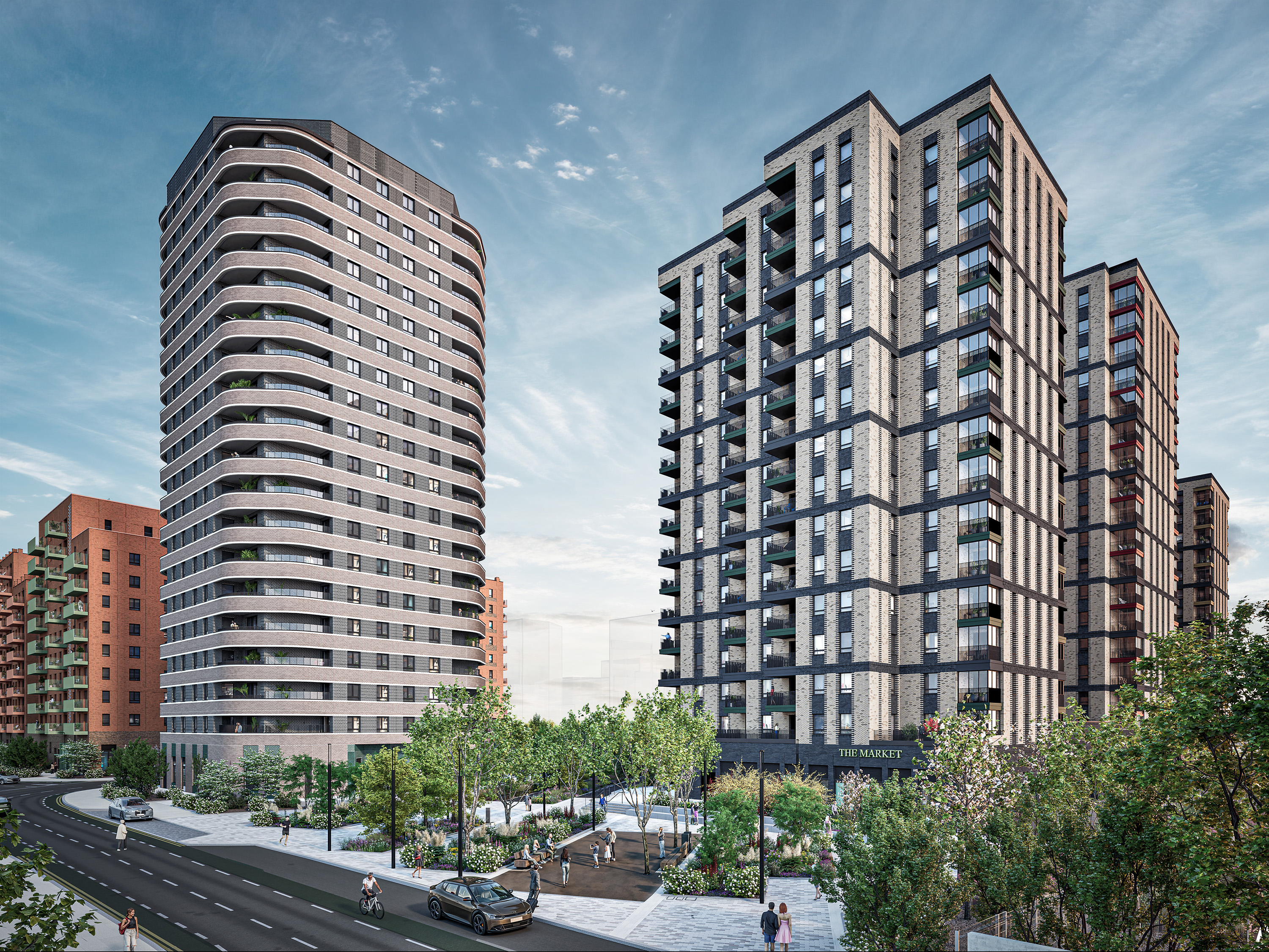 伦敦·Dagenham Green 外立面