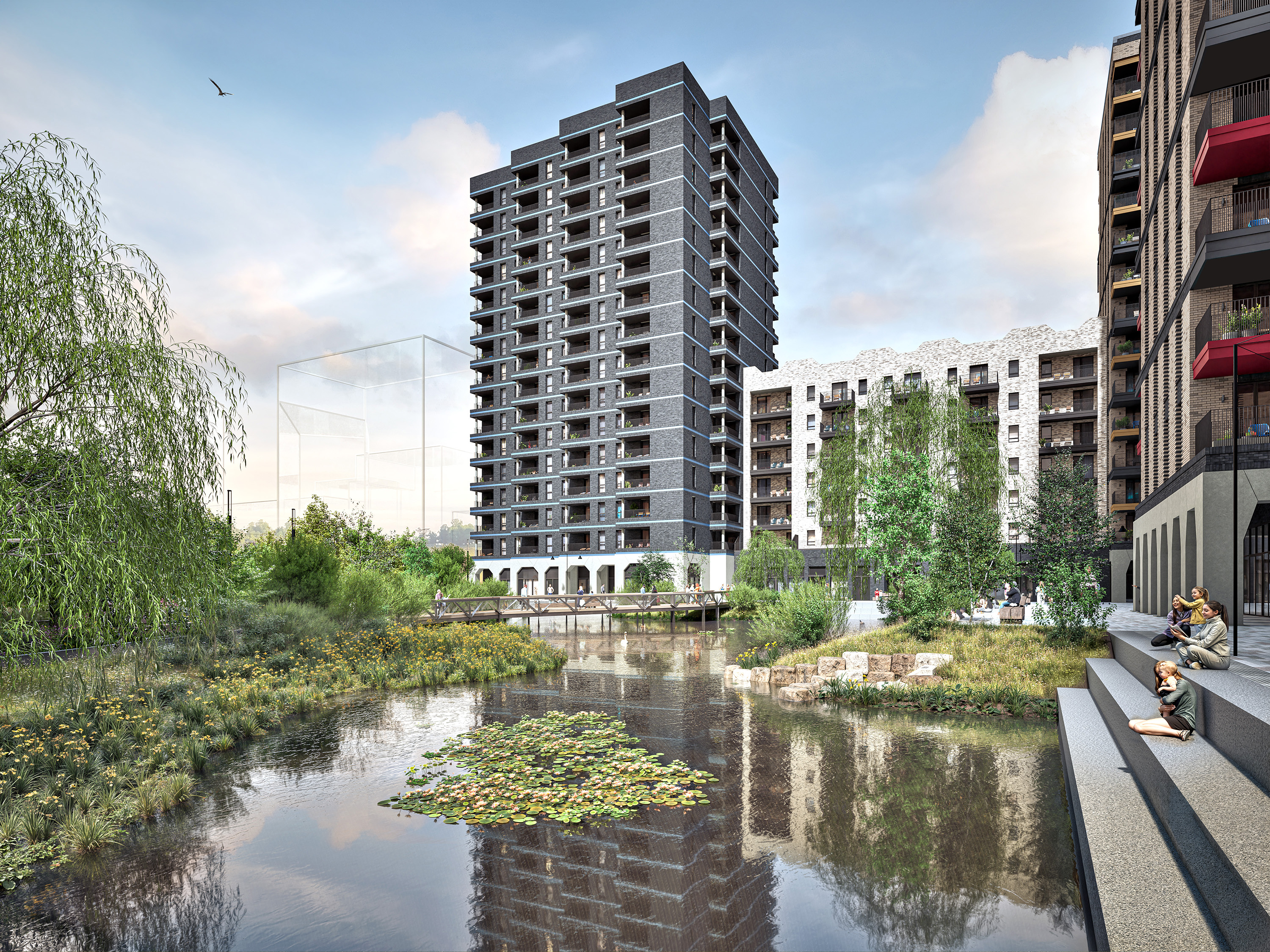 伦敦·Dagenham Green 外立面