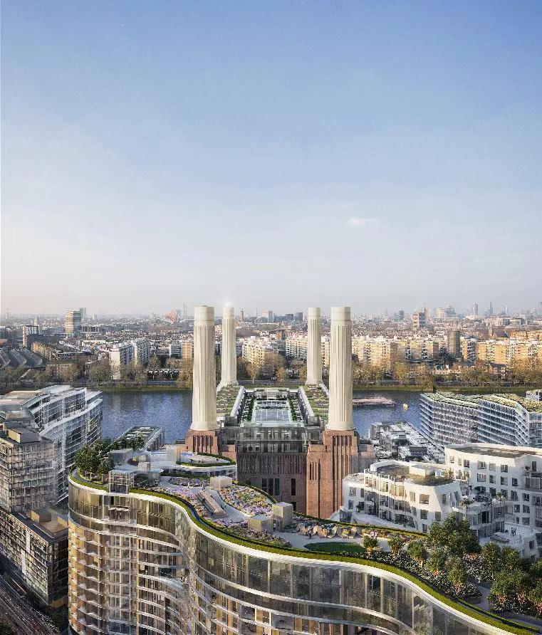 伦敦·巴特西电站 Battersea power station 外立面