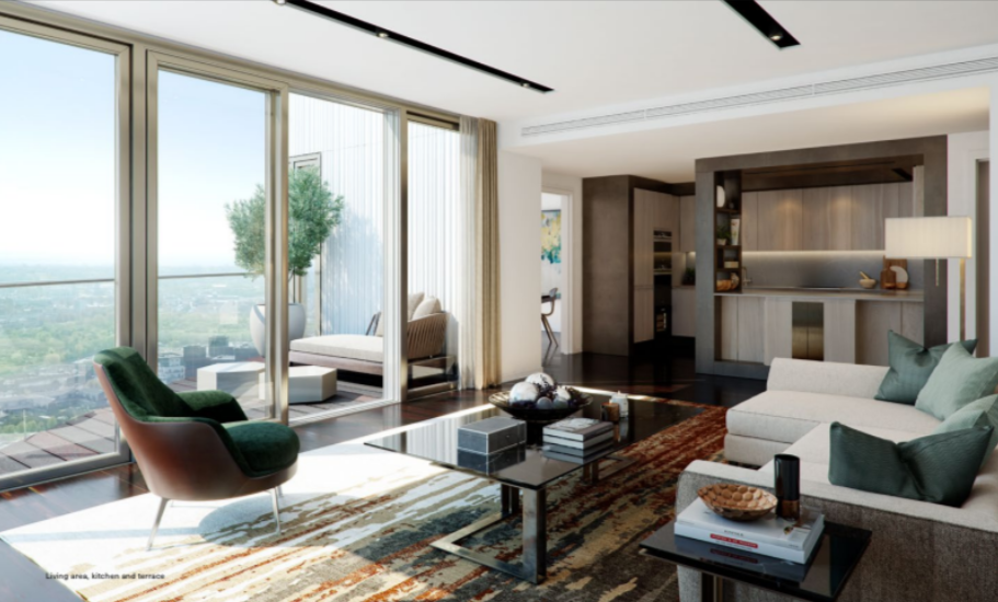 伦敦·万铂豪景 One Park Drive 样板间