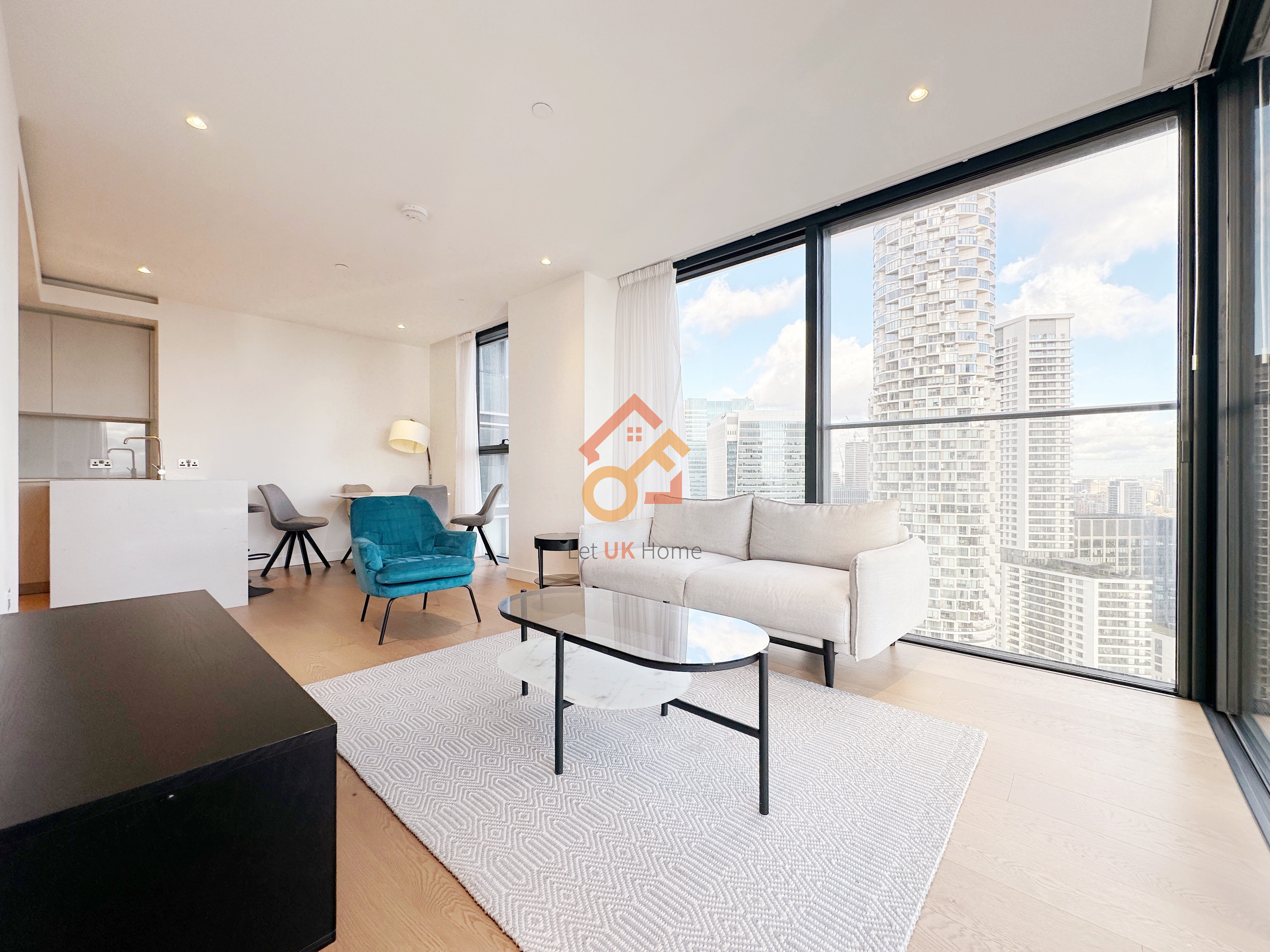 伦敦金丝雀码头•2房•Hampton Tower 房源图片