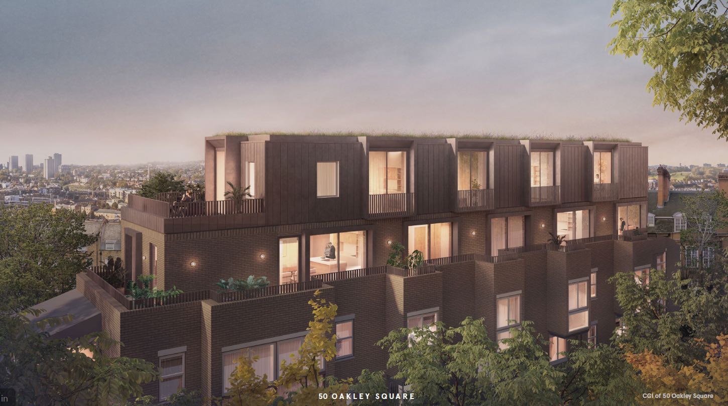 伦敦·50 Oakley Square 外立面