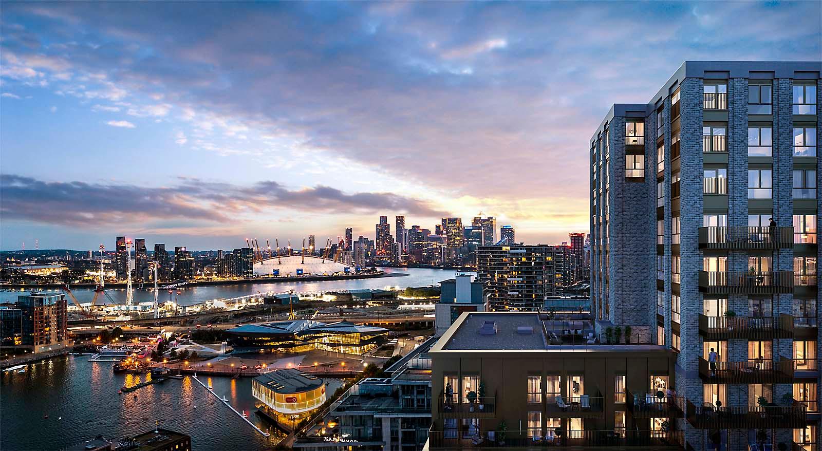 伦敦Royal Docks·2房2卫·Queens Cross 外立面