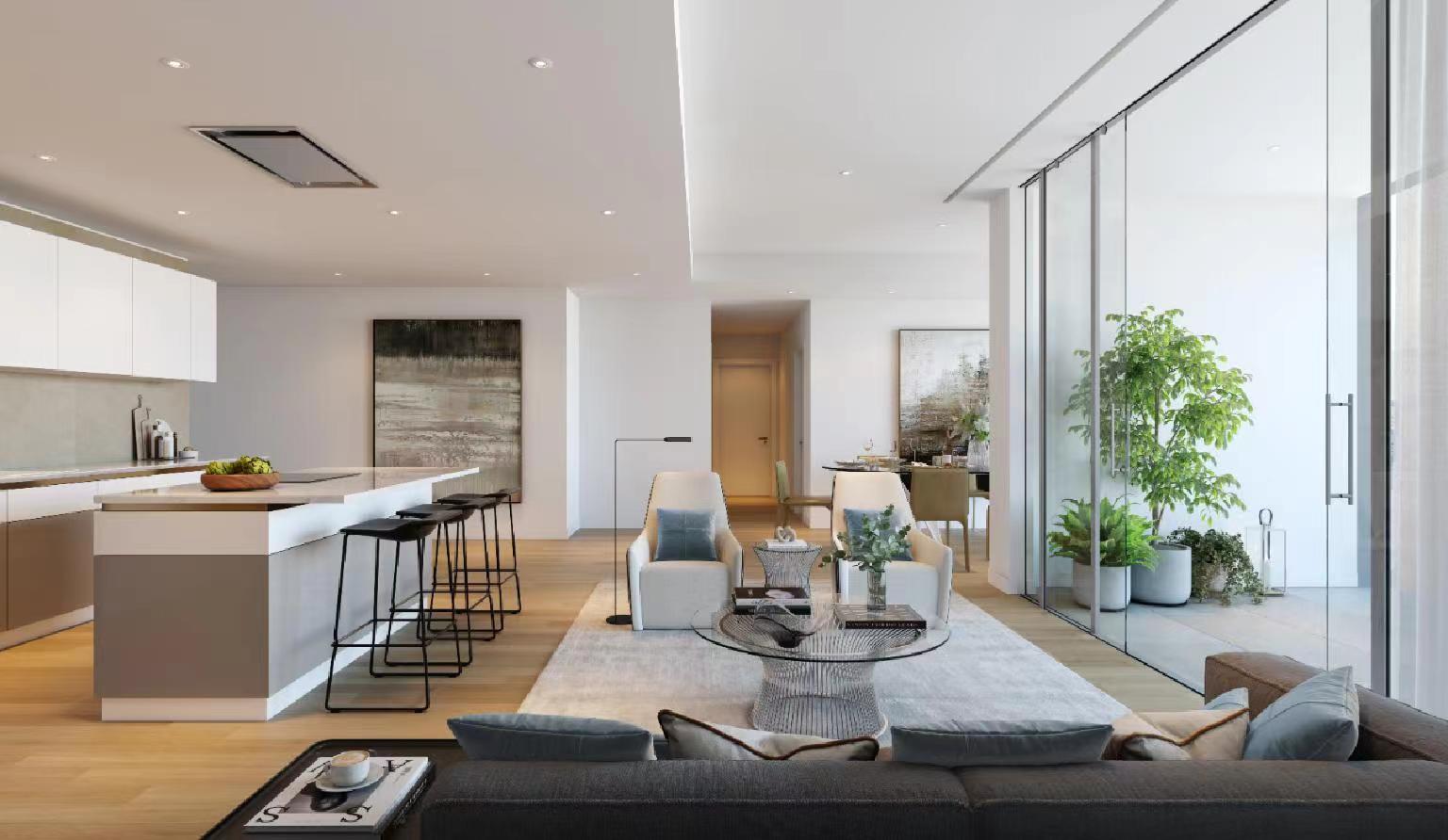 伦敦·巴特西电站 Battersea power station 样板间