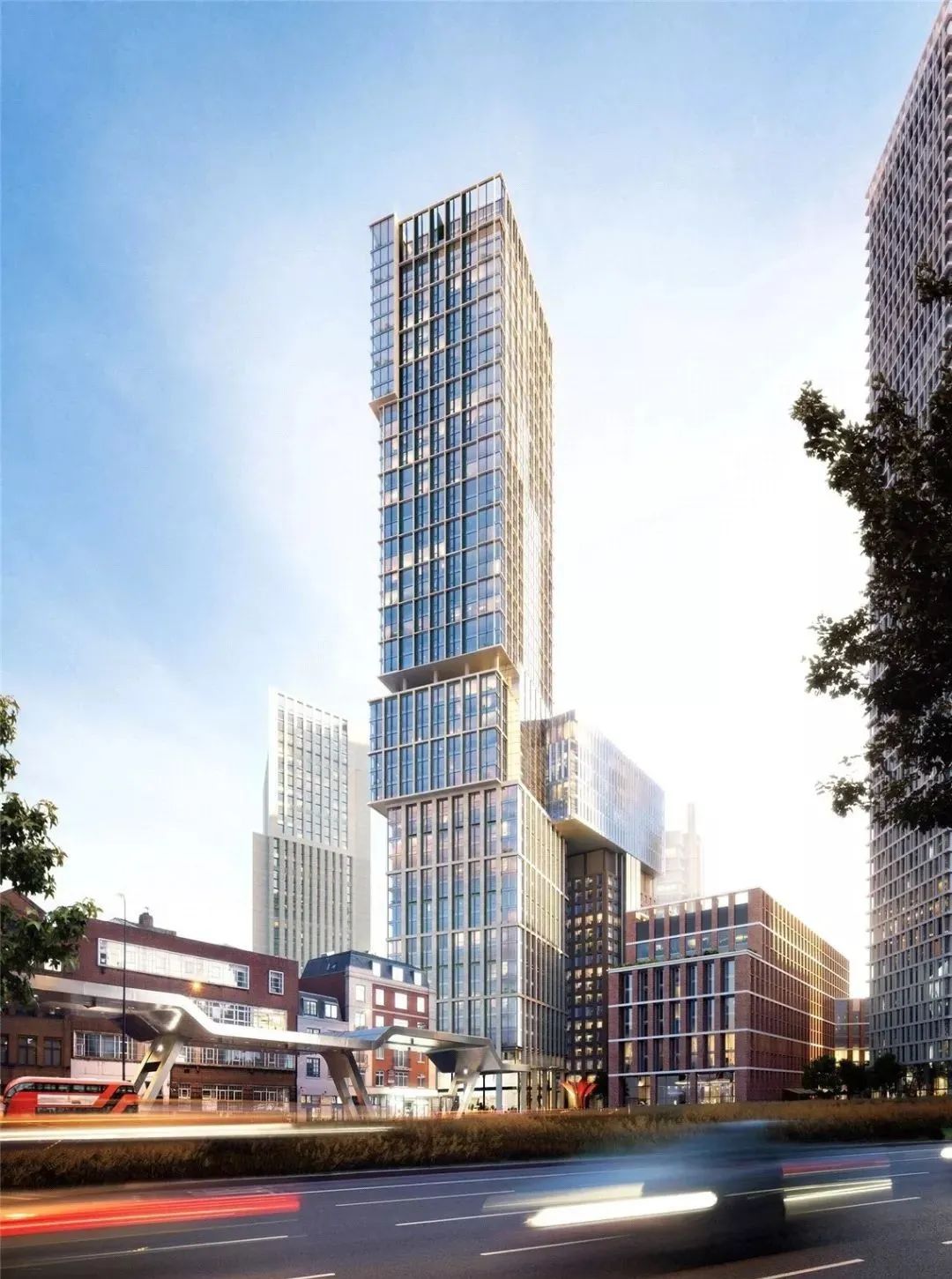 伦敦·达马克大厦-九榆树 DAMAC Tower Nine Elms 外立面