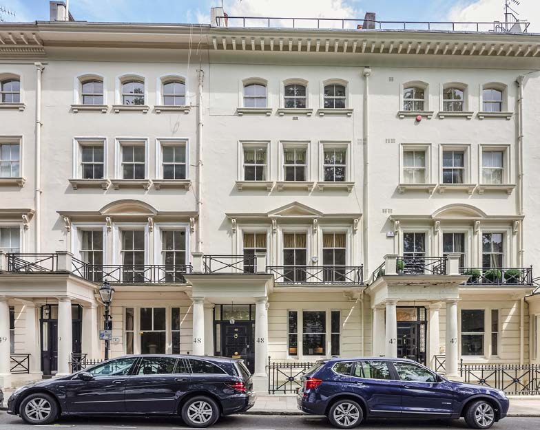 伦敦·Ennismore Gardens 外立面