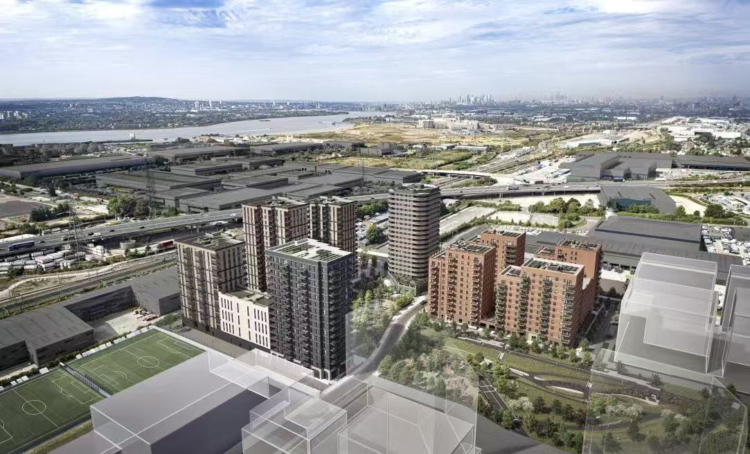 伦敦·Dagenham Green 外立面