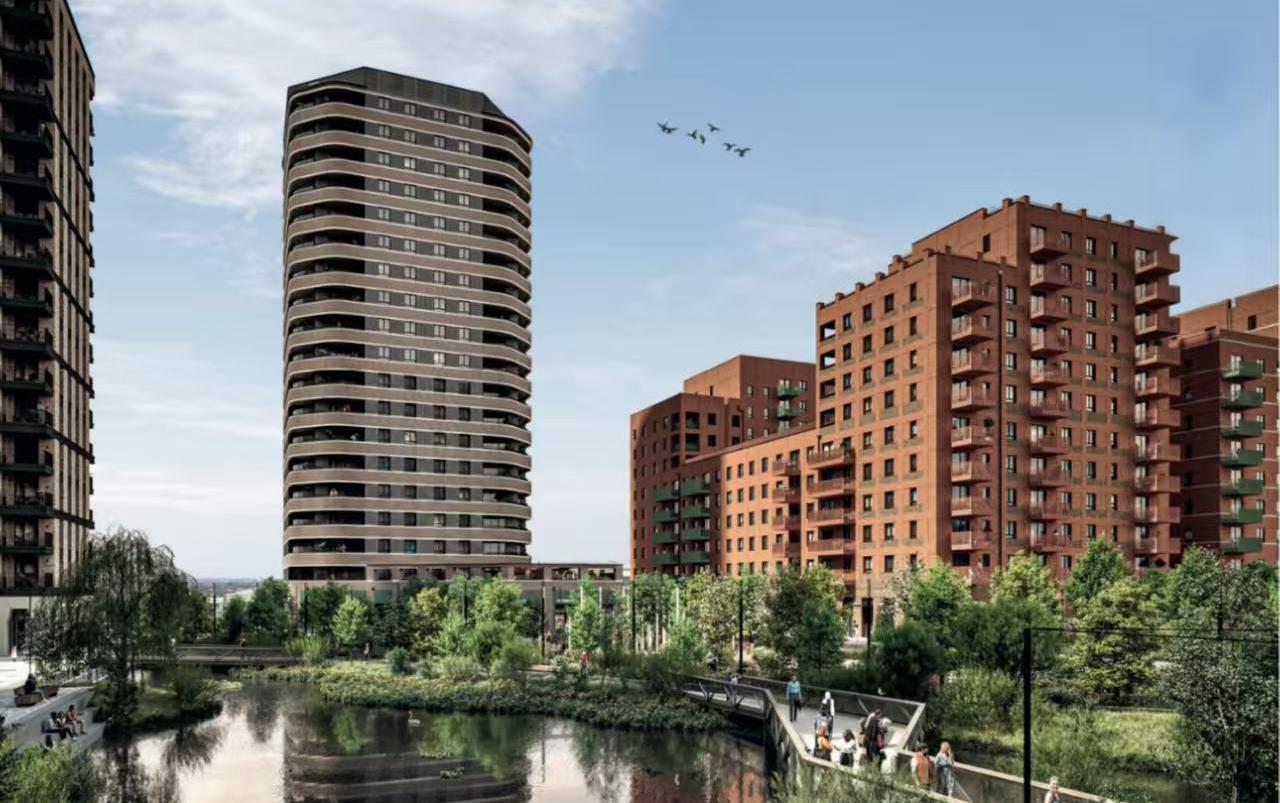 伦敦·Dagenham Green 外立面