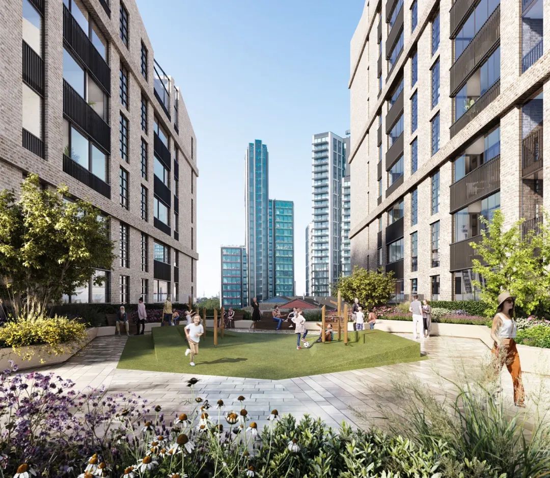 伦敦·格莱费广场 Graphite Square 外立面