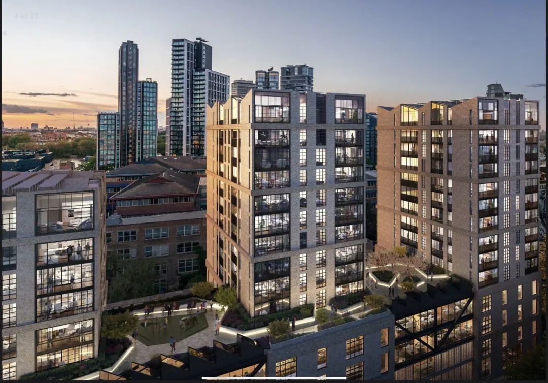 伦敦·格莱费广场 Graphite Square 外立面