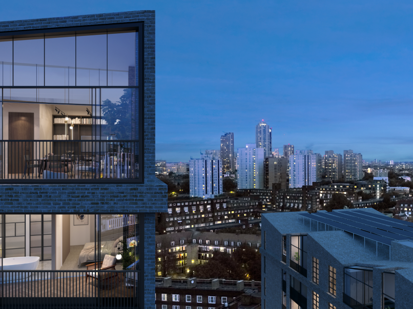 伦敦·格莱费广场 Graphite Square 外立面