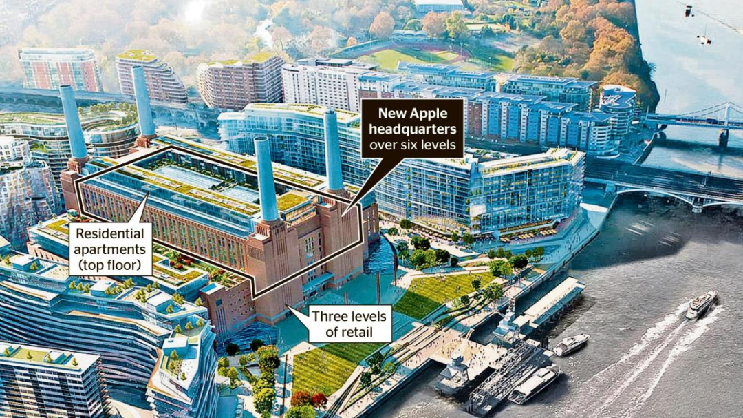 伦敦·泰晤士河一号 Thames City 外立面