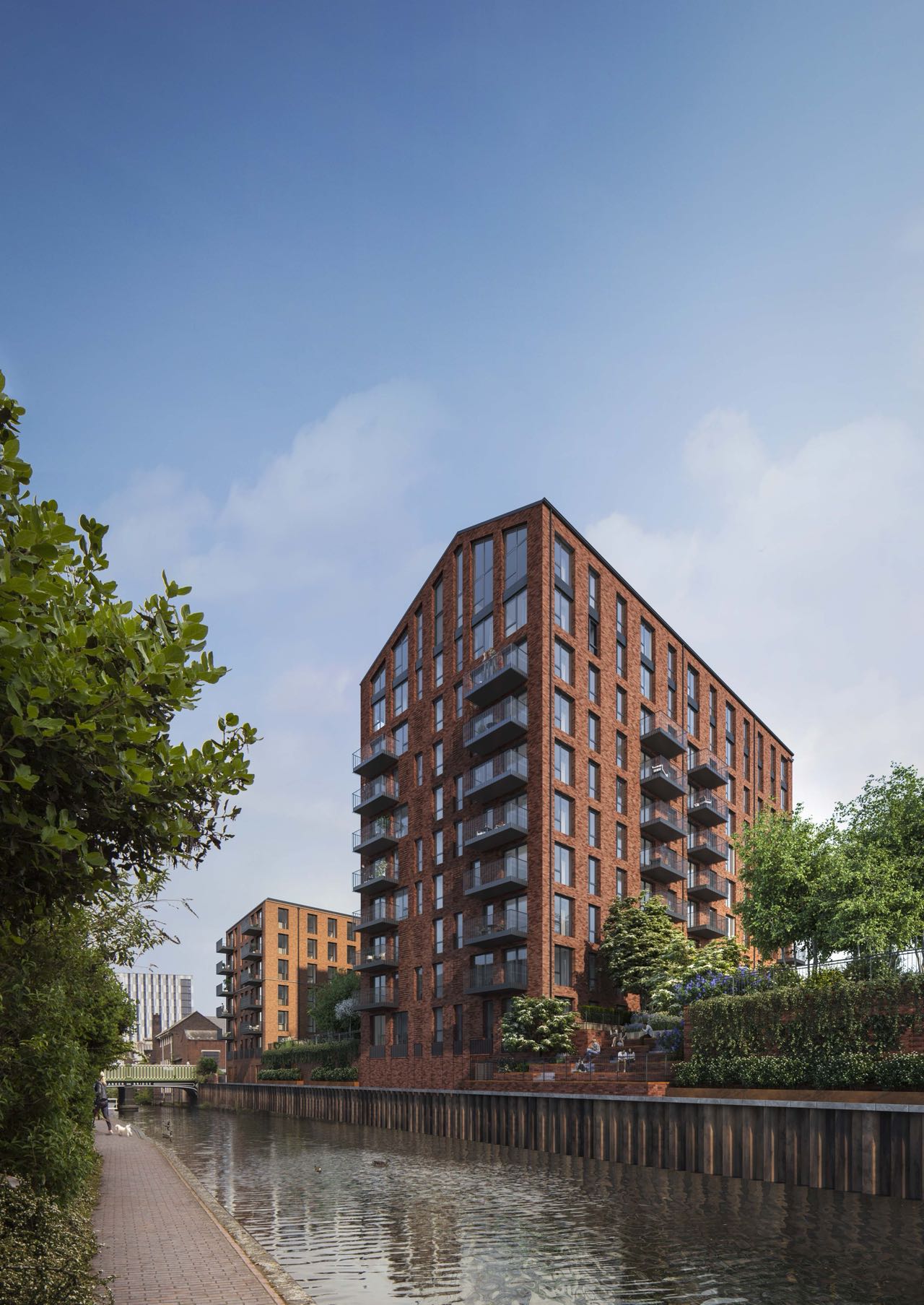 伯明翰·雪山名居 Snow Hill Wharf 外立面