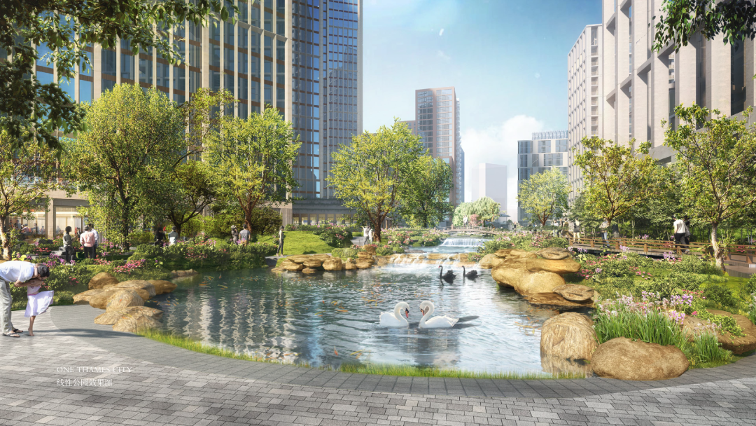 伦敦·泰晤士河一号 Thames City 外立面