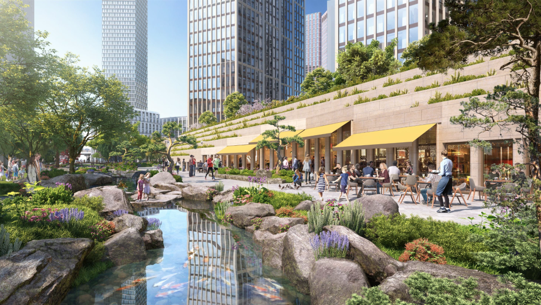 伦敦·泰晤士河一号 Thames City 外立面