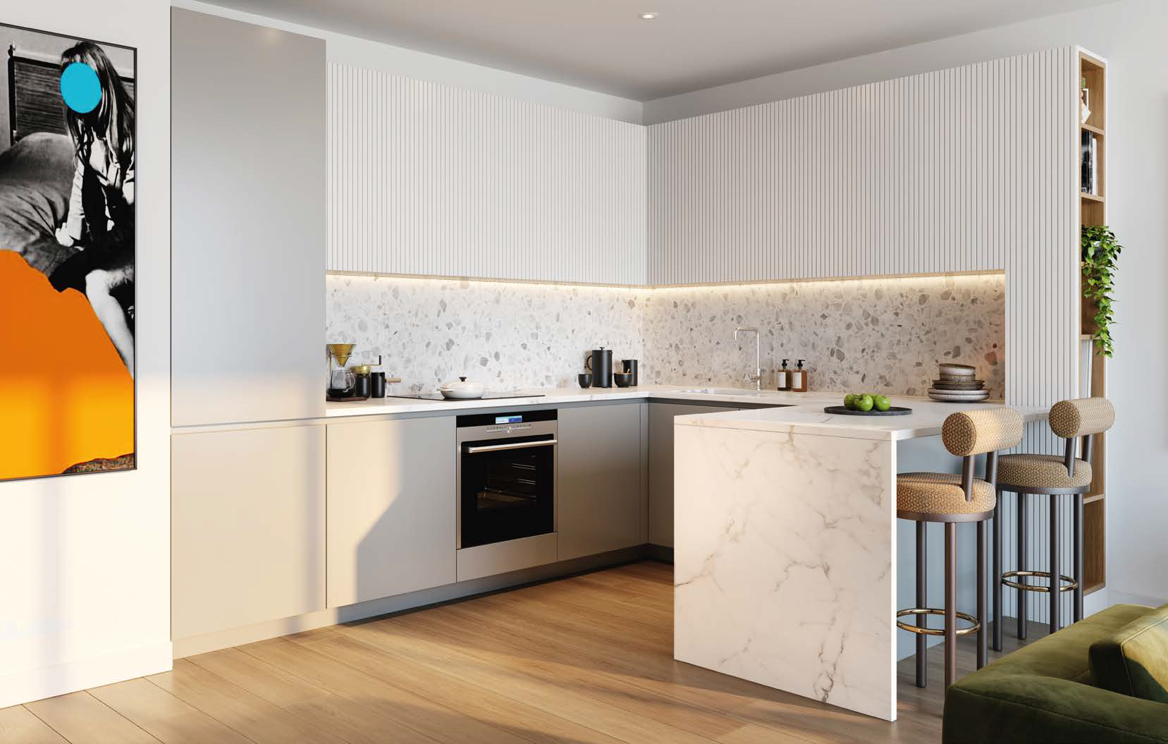 伦敦·Hurlingham Waterfront 样板间