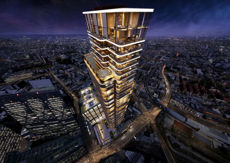 伦敦·资本大厦 Principal Tower 外立面