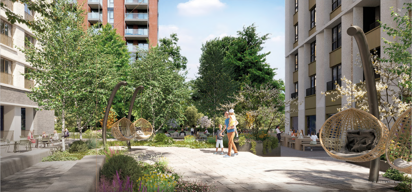 伦敦 ·九榆树花园 Nine Elms 外立面