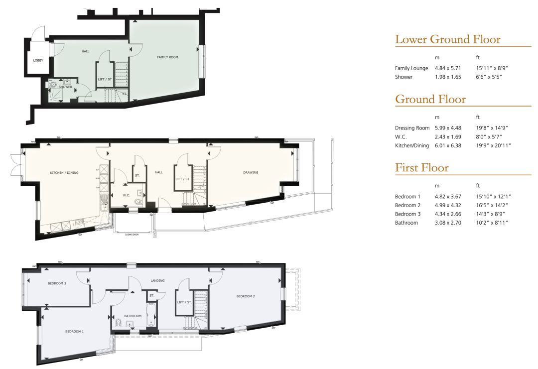 伦敦·德威村 Soane Place 户型图