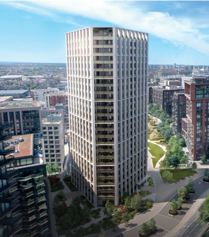 伦敦 ·九榆树花园 Nine Elms 外立面