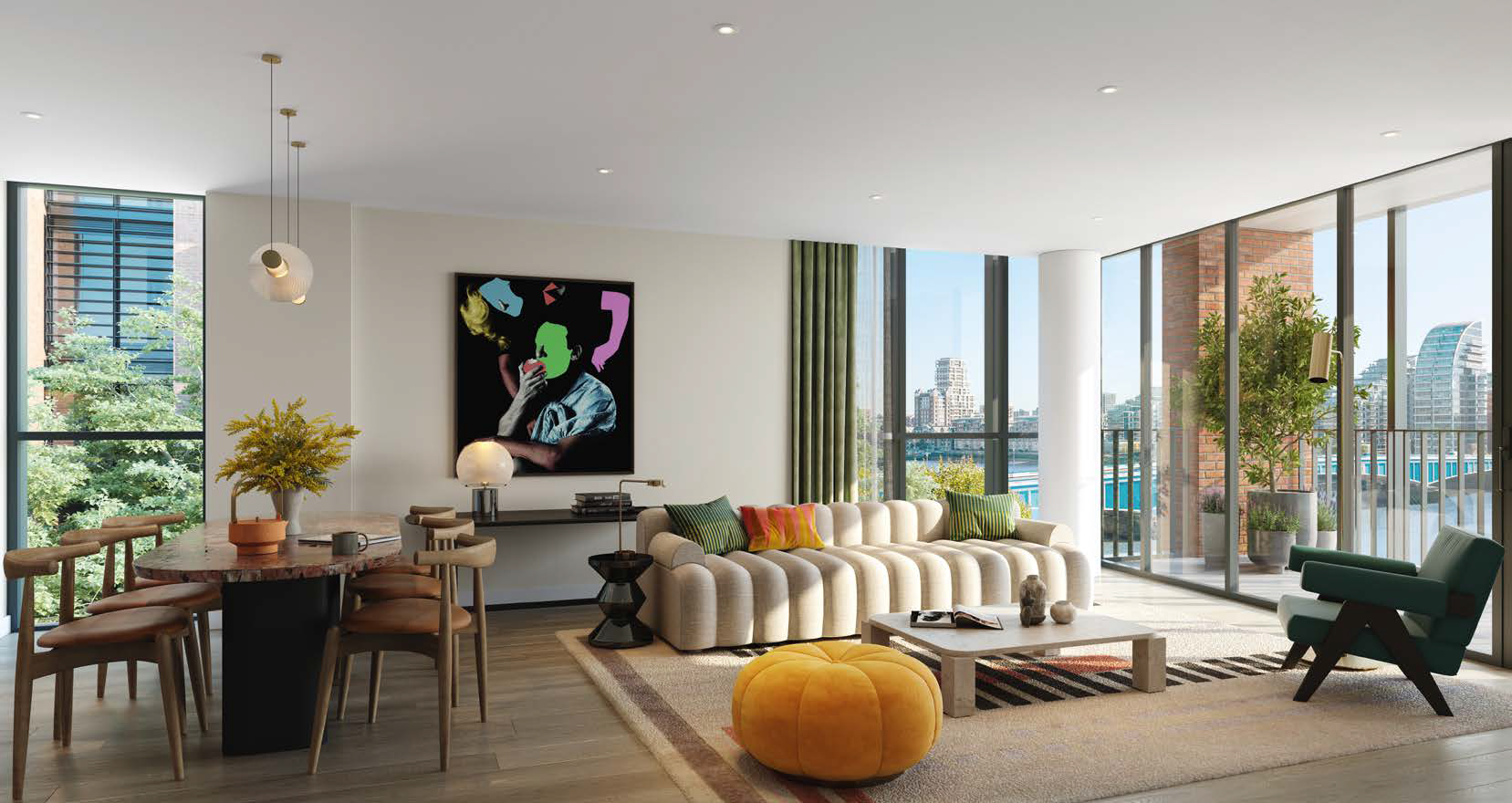 伦敦·Hurlingham Waterfront 样板间