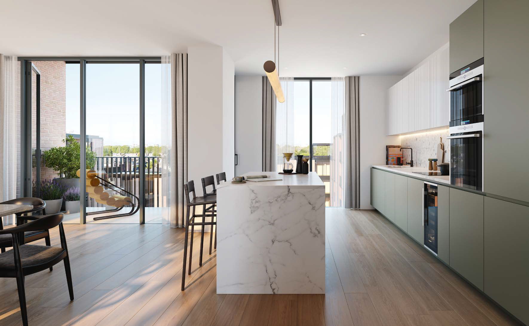 伦敦·Hurlingham Waterfront 样板间