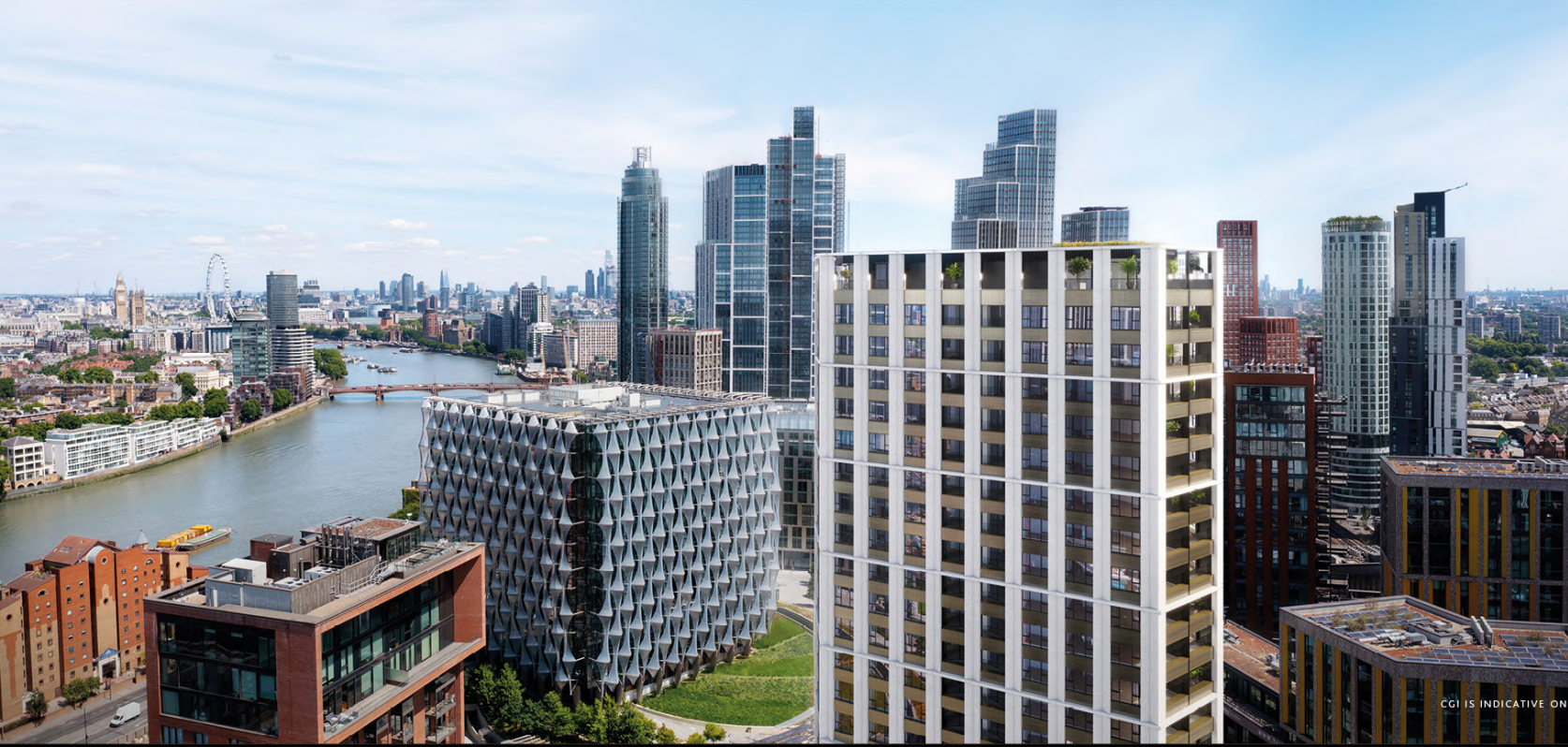 伦敦 ·九榆树花园 Nine Elms 外立面