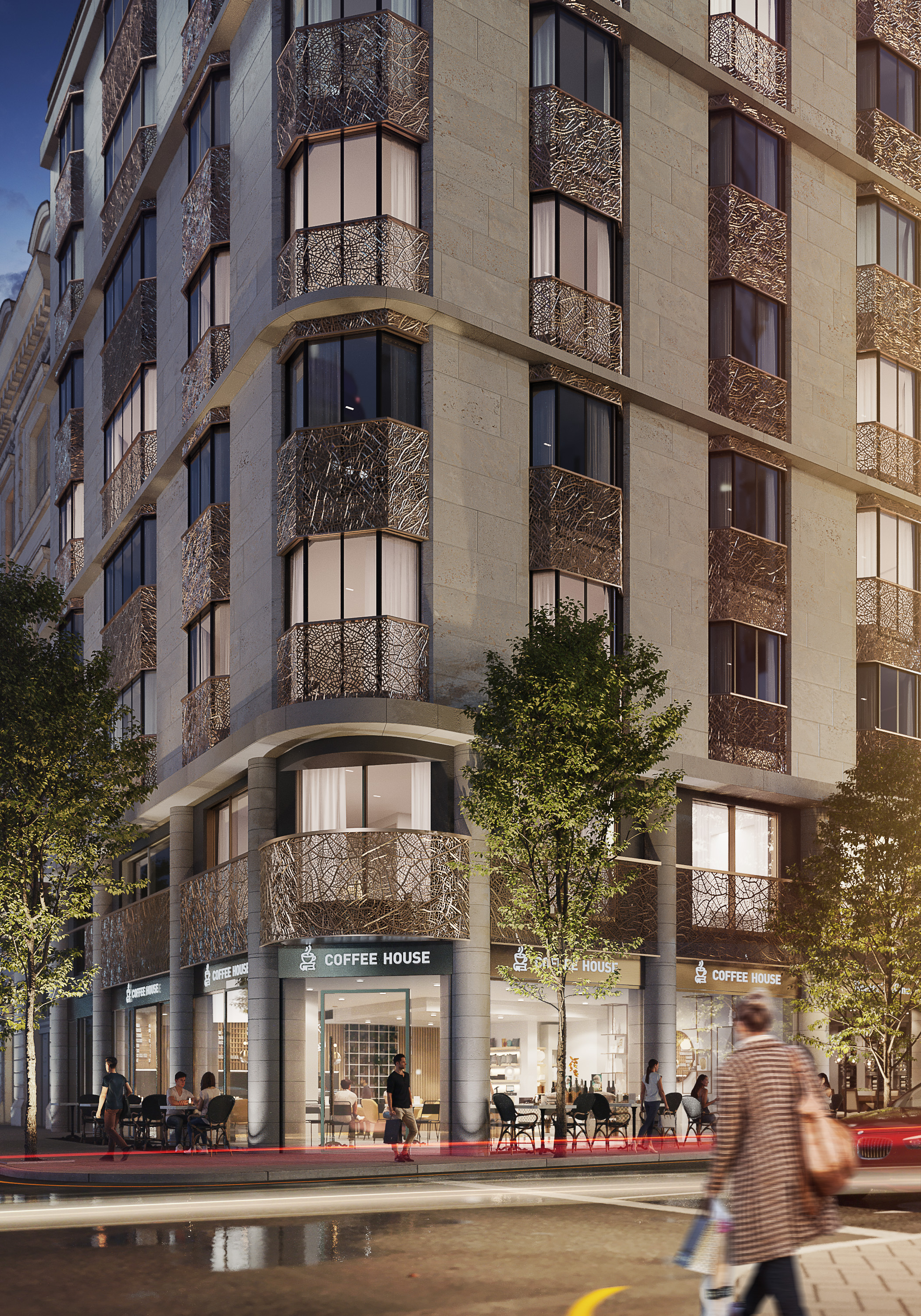 伦敦·摄政公馆 W1 Place 外立面