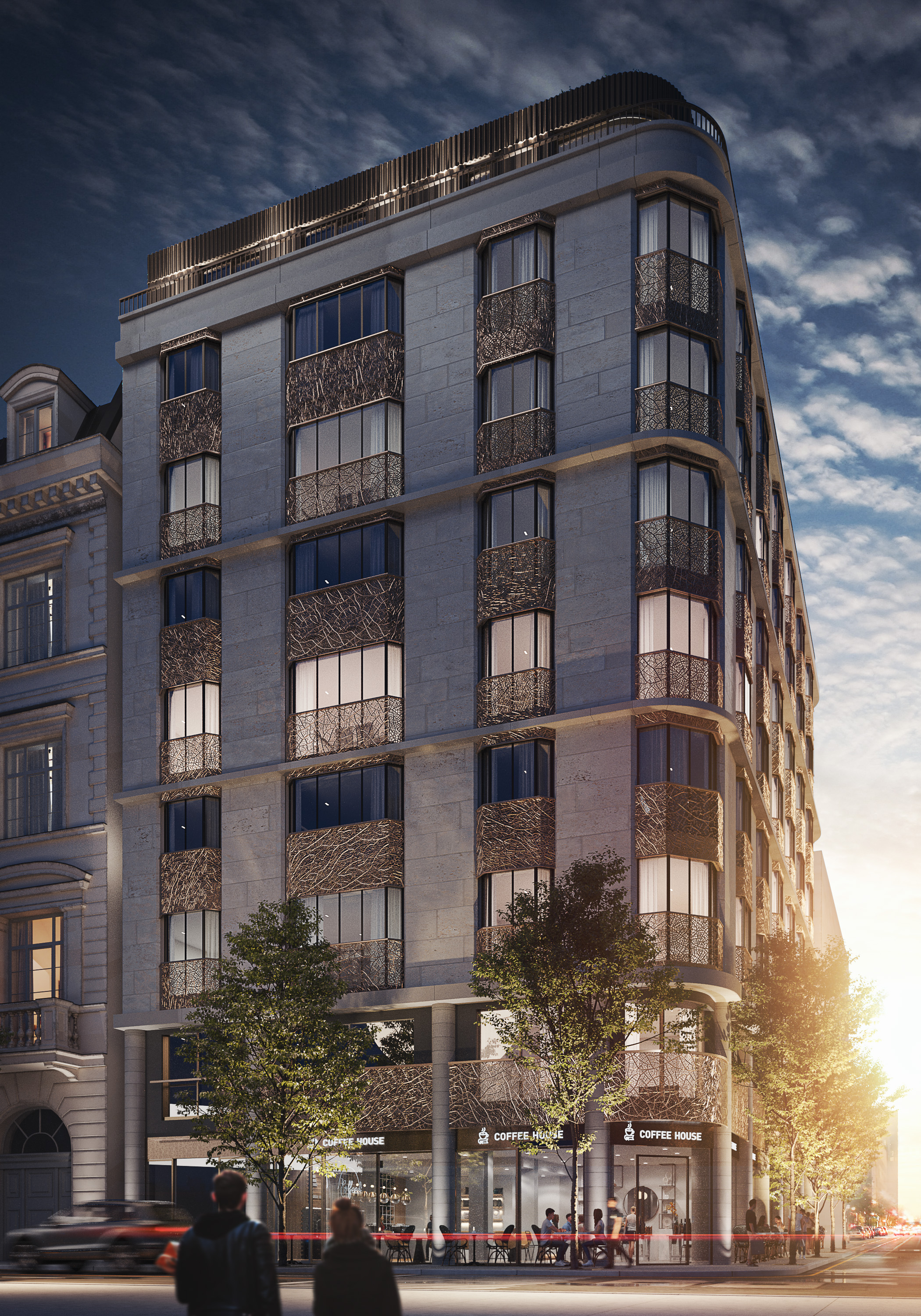 伦敦·摄政公馆 W1 Place 外立面