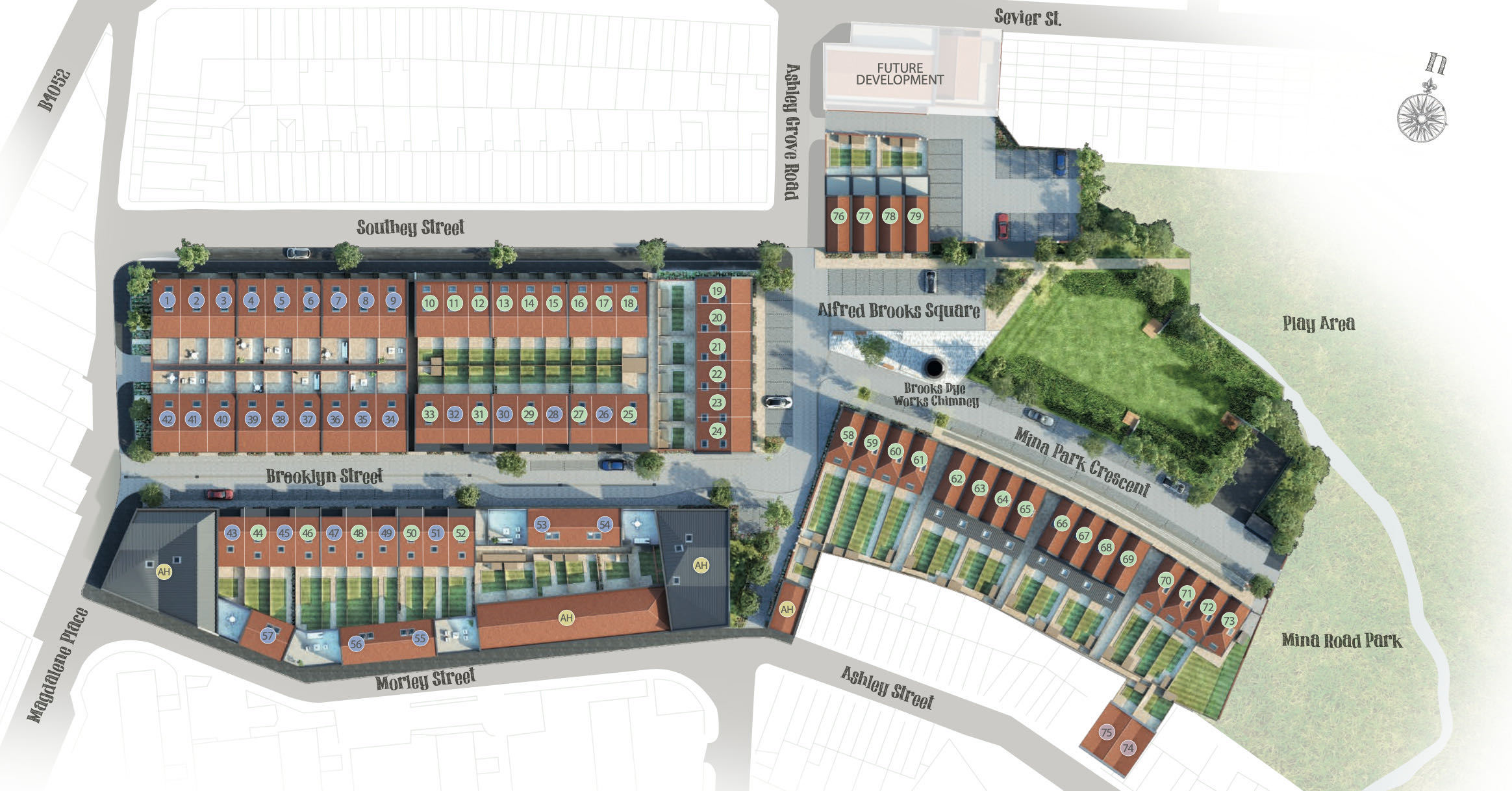 布里斯托· Brooks Dye Works 项目配套