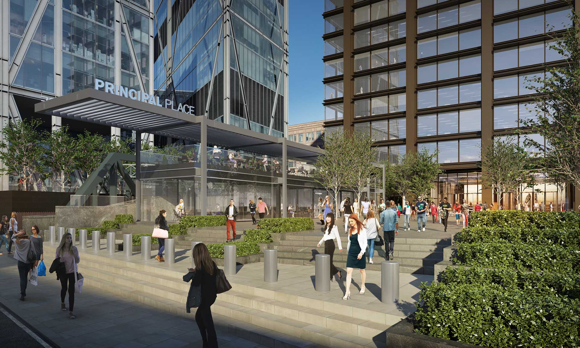 伦敦·资本大厦 Principal Tower 外立面