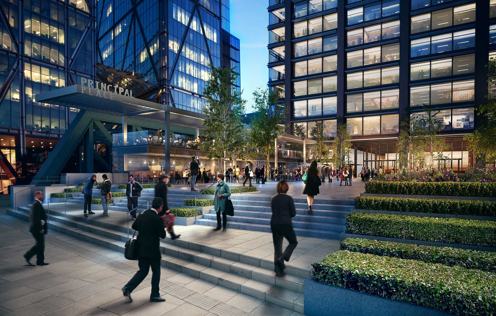 伦敦·资本大厦 Principal Tower 外立面