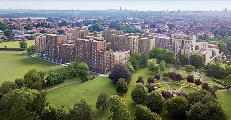 伦敦·兰普顿公馆 Lampton Parkside 外立面