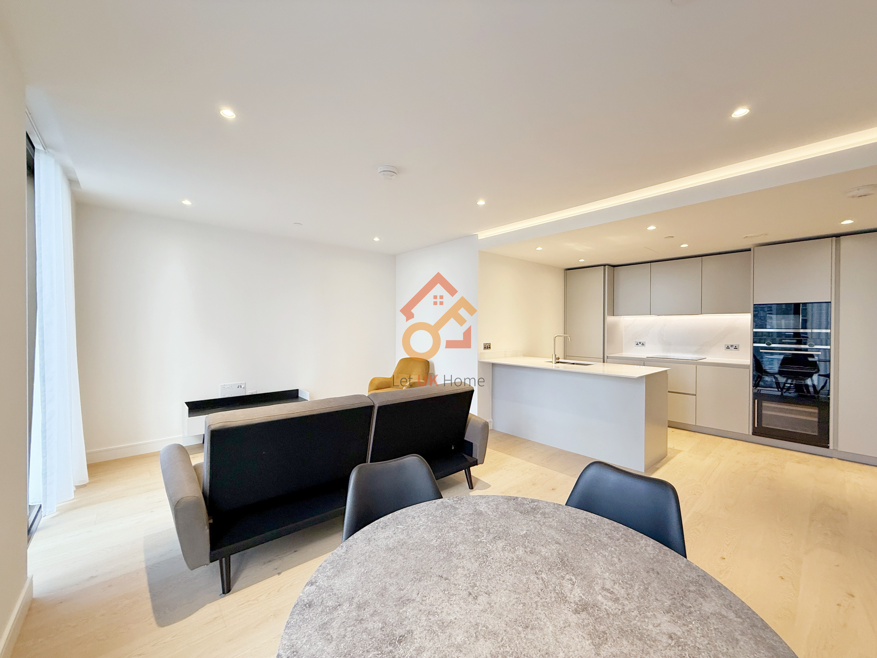 伦敦金丝雀码头•1房•Harcourt Tower 房源图片