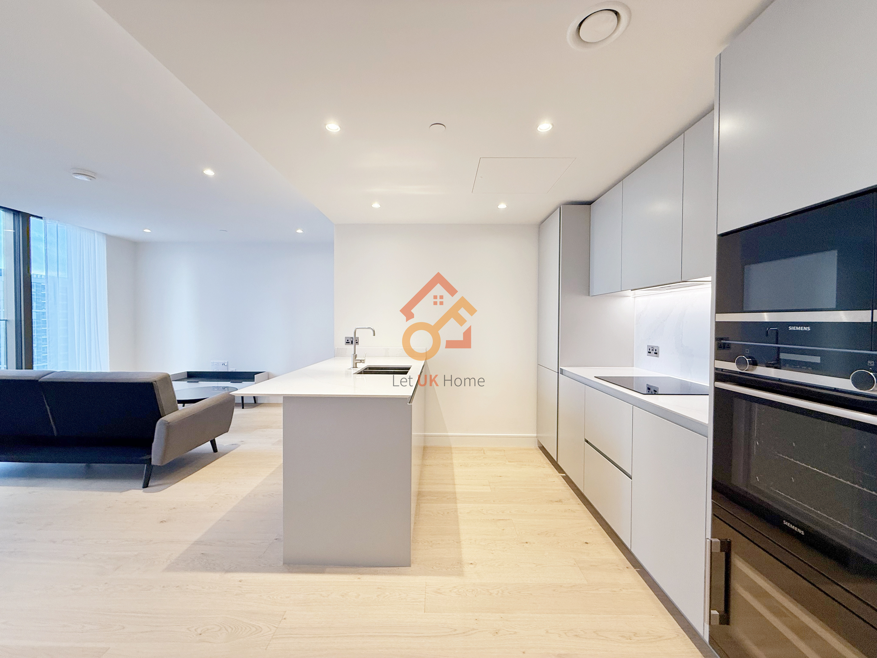 伦敦金丝雀码头•1房•Harcourt Tower 房源图片