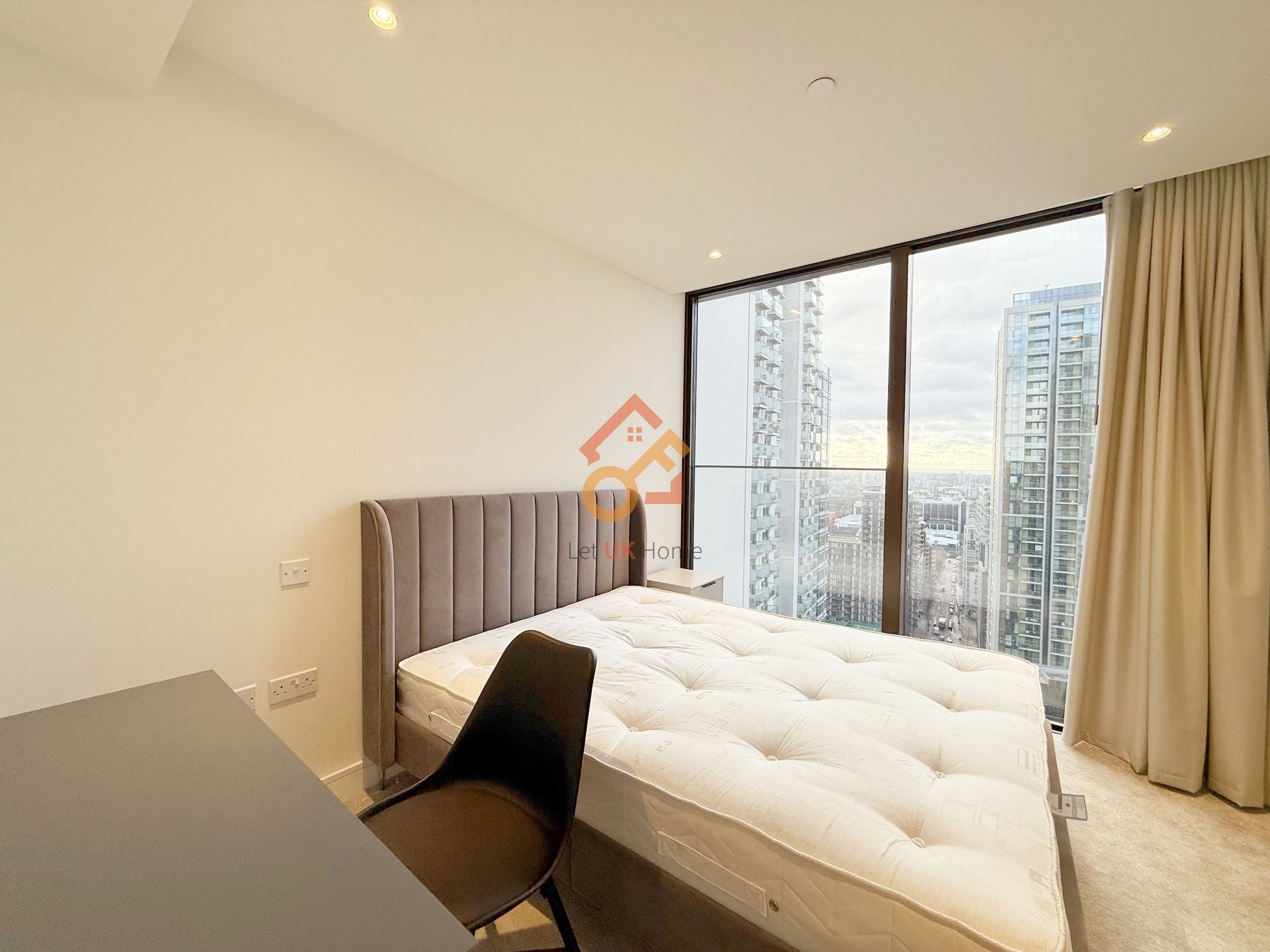 伦敦金丝雀码头•1房•Harcourt Tower 房源图片