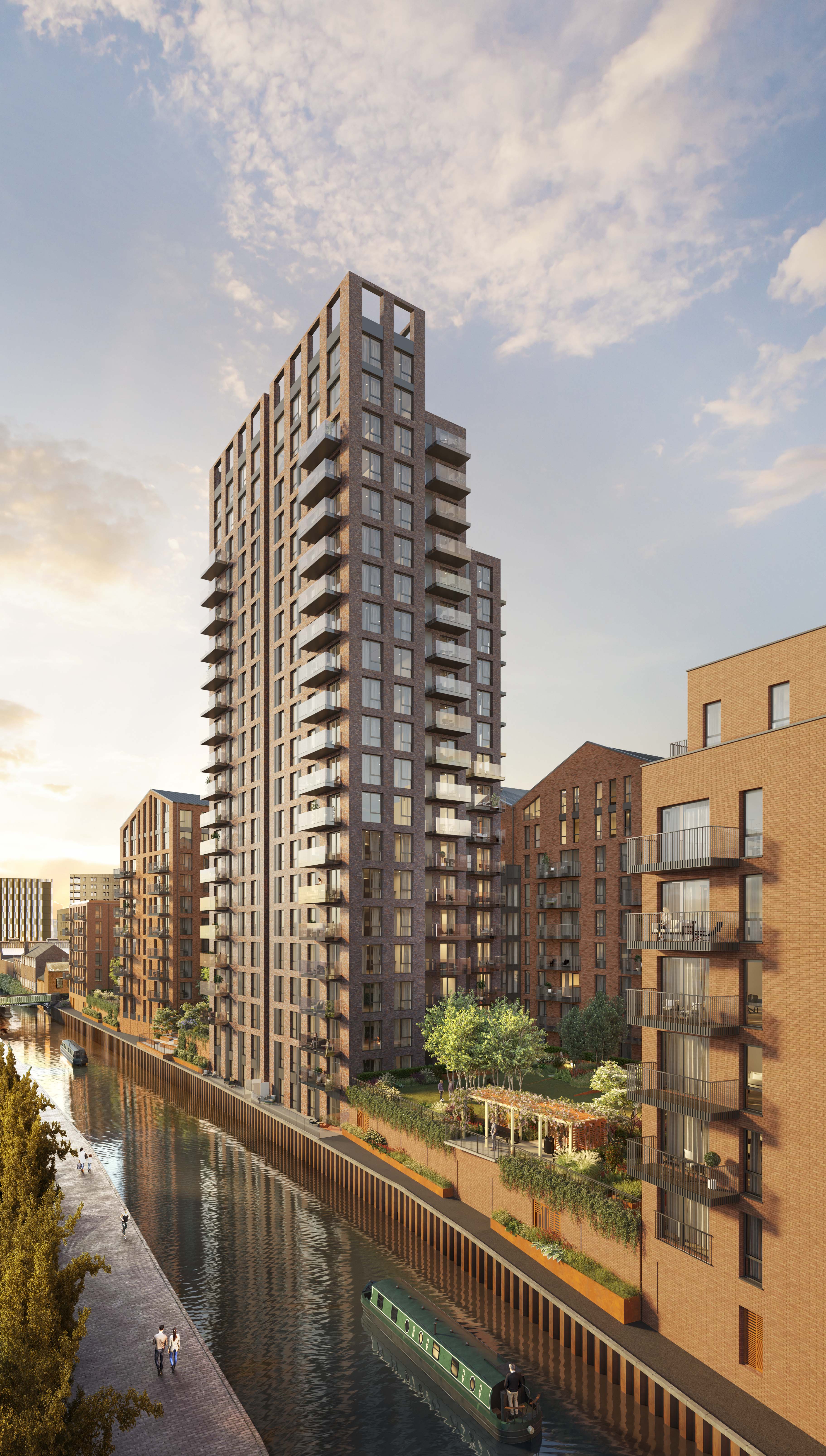 伯明翰·雪山名居 Snow Hill Wharf 外立面