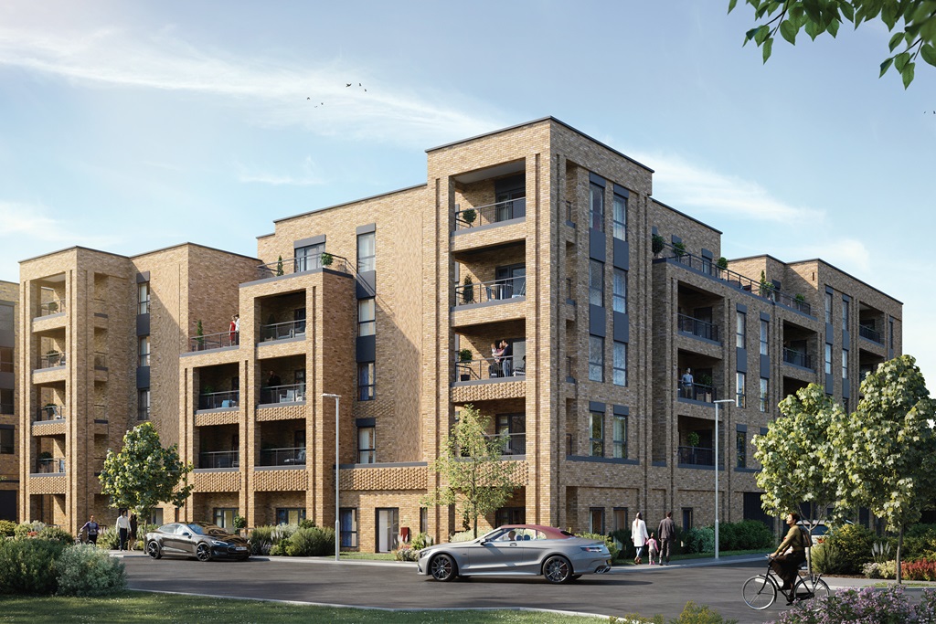 伦敦·萨顿米尔庄园 New Mill Quarter 外立面