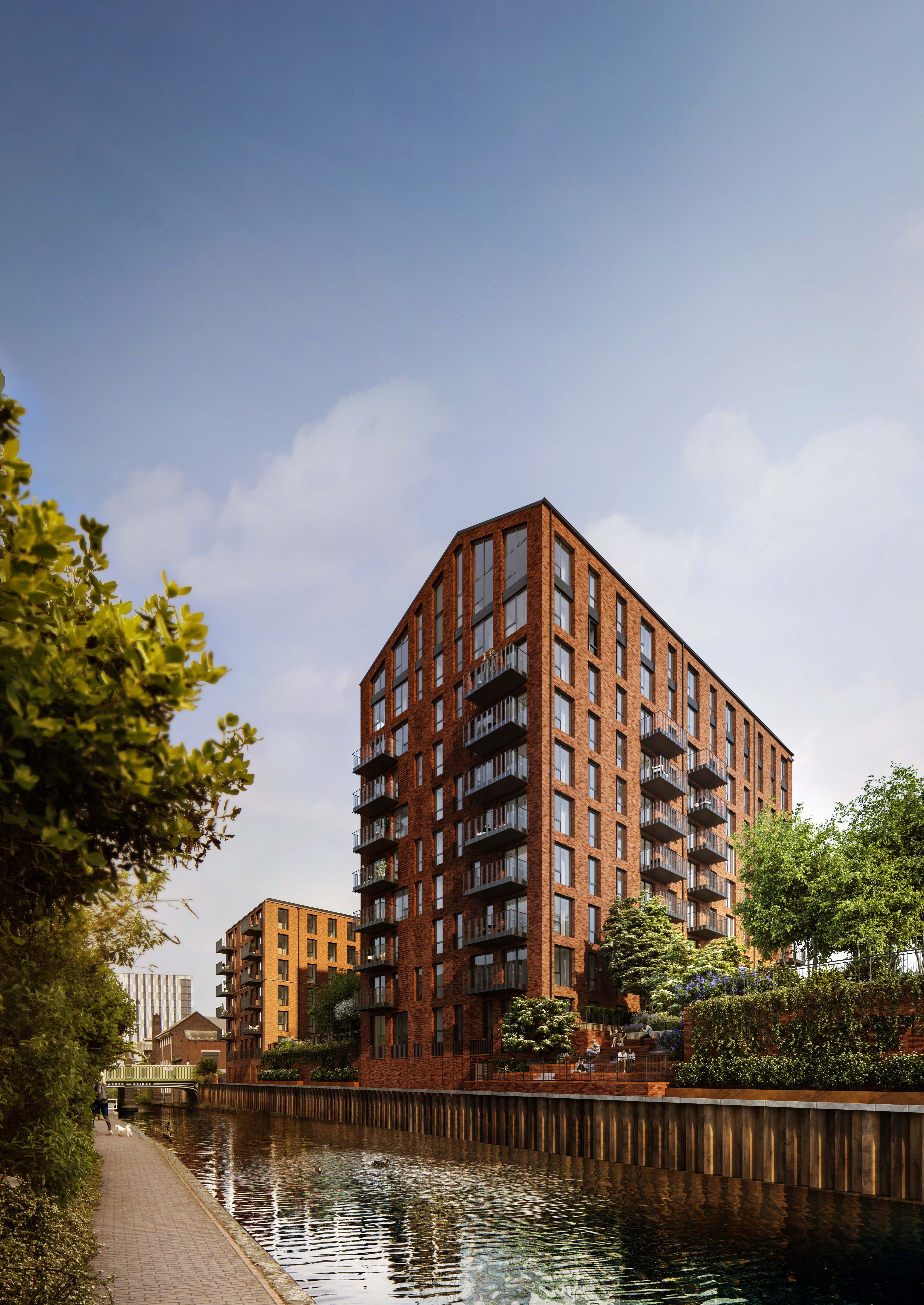 伯明翰·雪山名居 Snow Hill Wharf 外立面