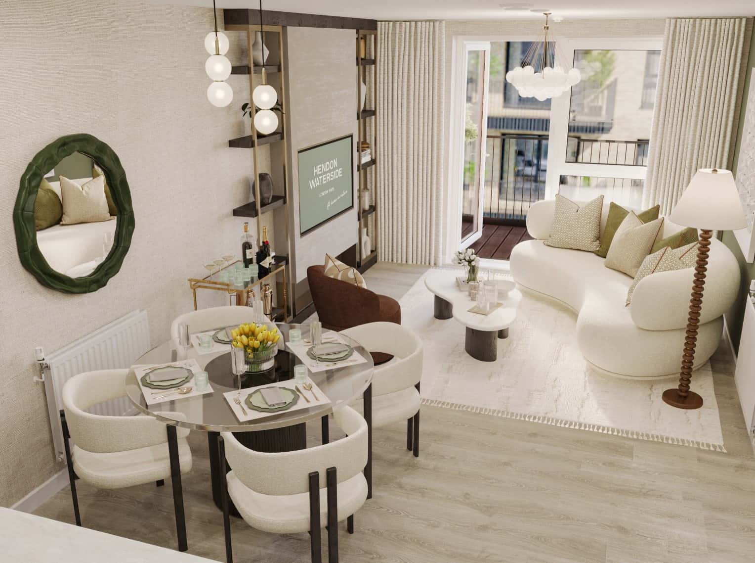 伦敦·亨登水岸 Hendon Waterside 样板间